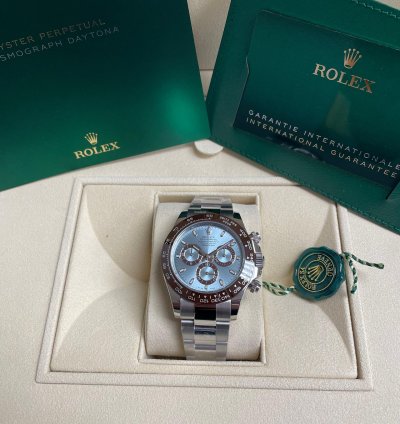 Rolex Daytona Platinum Ice Blue Dial Chronograph 116506