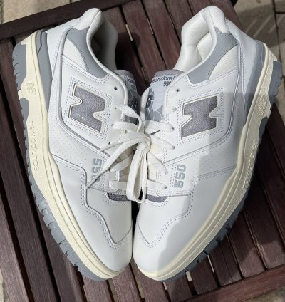 Aim Leon Dore New Balance 550 Silver