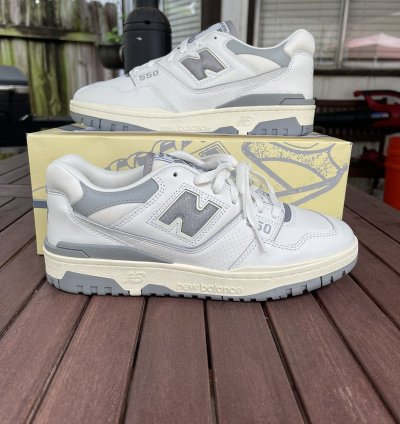 Aim Leon Dore New Balance 550 Silver