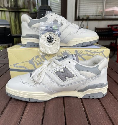 Aim Leon Dore New Balance 550 Silver
