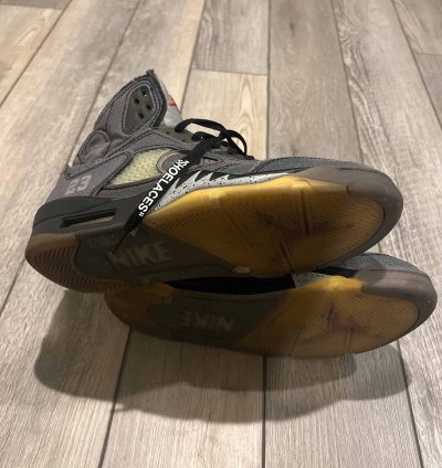 Jordan 5 Off White Size 8