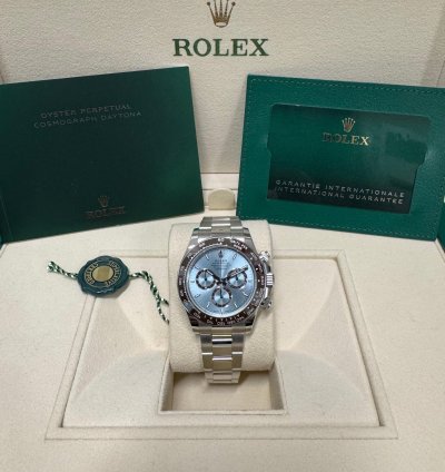 Rolex Daytona Platinum Ice Blue Dial Unworn 2024