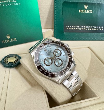 Rolex Daytona Platinum Ice Blue Dial Unworn 2024
