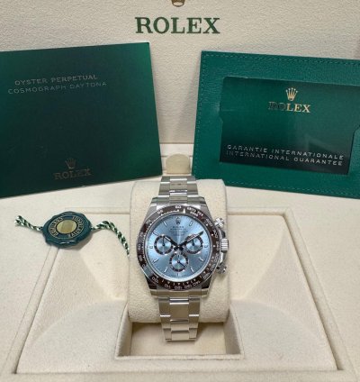 Rolex Daytona Platinum Ice Blue Dial Unworn 2024