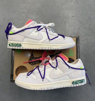 2021 Nike Dunk Low Off White 15 Of 50 Sail Neutral Grey