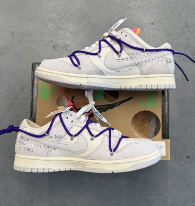 2021 Nike Dunk Low Off White 15 Of 50 Sail Neutral Grey