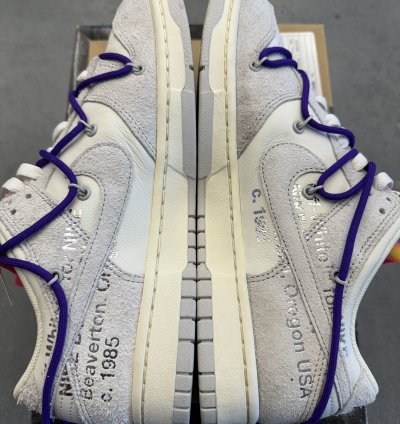 2021 Nike Dunk Low Off White 15 Of 50 Sail Neutral Grey