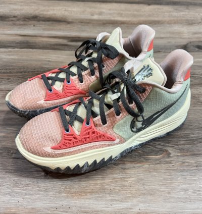 2021 Nike Kyrie Irving 4 Low Pale Coral Pink Sharktooth
