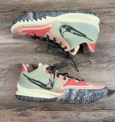 2021 Nike Kyrie Irving 4 Low Pale Coral Pink Sharktooth