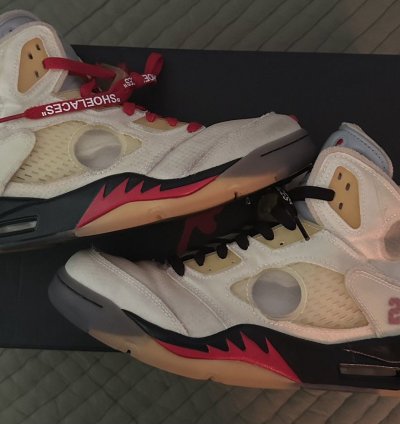 Jordan 5 Off-white Sail