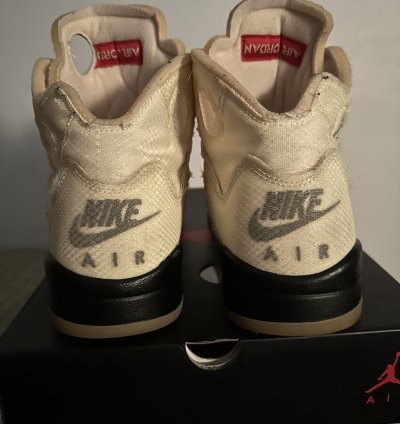 Jordan 5 Off-white Sail