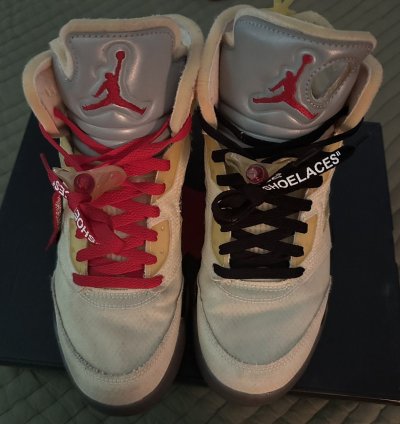 Jordan 5 Off-white Sail
