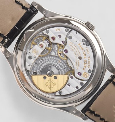 Patek Philippe Perpetual Calendar 5140g Ultra Thin 18k White Gold Silver Dial Description