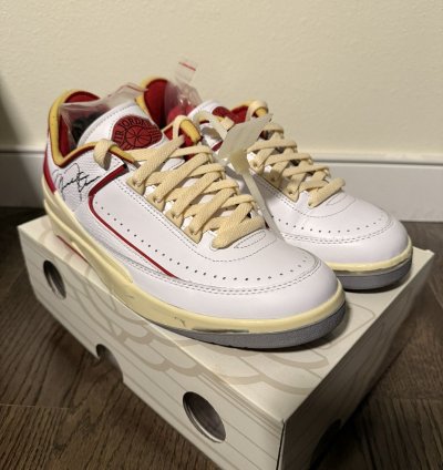 2021 Off White Air Jordan 2 Ii Retro Low Sp