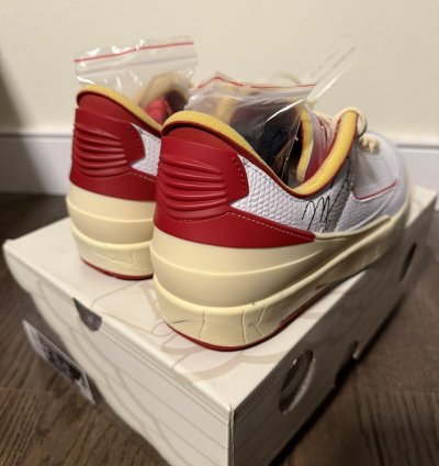 2021 Off White Air Jordan 2 Ii Retro Low Sp