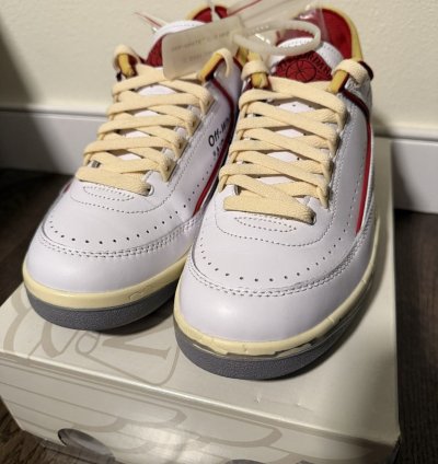 2021 Off White Air Jordan 2 Ii Retro Low Sp