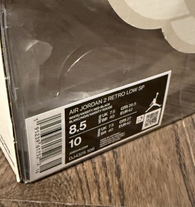 2021 Off White Air Jordan 2 Ii Retro Low Sp