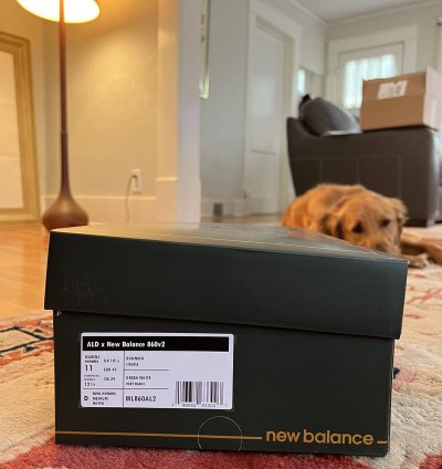 Aim Leon Dore New Balance 860v2 - Green White Sneaker