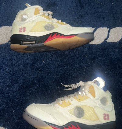 Jordan 5 Off-white Sp Sail Size 9 5