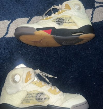 Jordan 5 Off-white Sp Sail Size 9 5