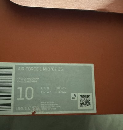 2022 Air Force 1 Mid Chocolate