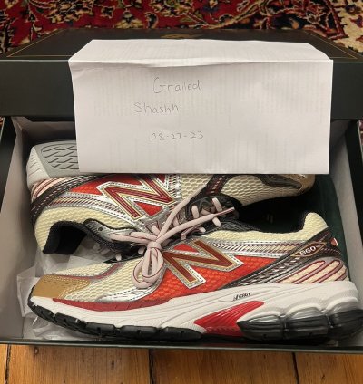 Aim Leon Dore New Balance 860v2 Red