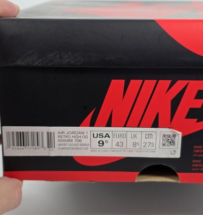 2022 Air Jordan 1 Retro High Og Brotherhood