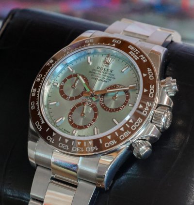 Rolex Daytona Platinum Platona 126506 Unworn 2024 40mm Full Set Display Caseback Ice Blue