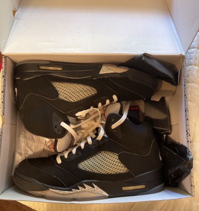 Jordan 5 Og Metallic Black 2016 Size 14
