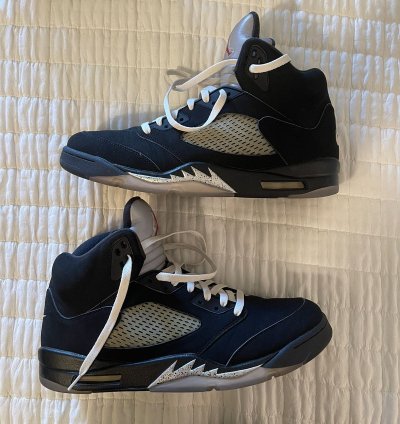 Jordan 5 Og Metallic Black 2016 Size 14