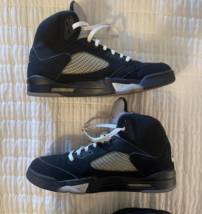 Jordan 5 Og Metallic Black 2016 Size 14