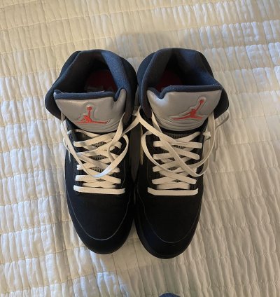 Jordan 5 Og Metallic Black 2016 Size 14