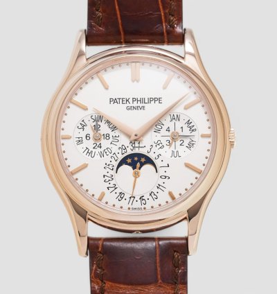 Patek Philippe Perpetual Calendar 5140r Calendar 18k Rose Gold Ivory Dial