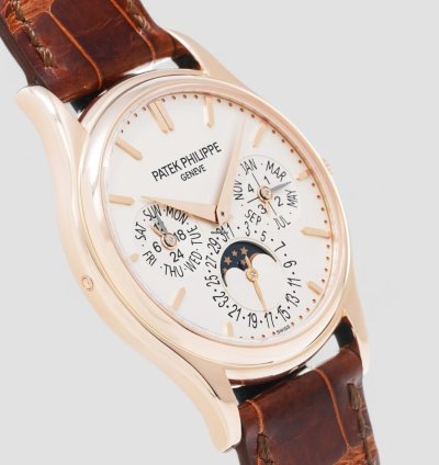 Patek Philippe Perpetual Calendar 5140r Calendar 18k Rose Gold Ivory Dial