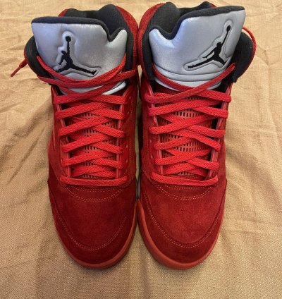Jordan 5 Red Suede
