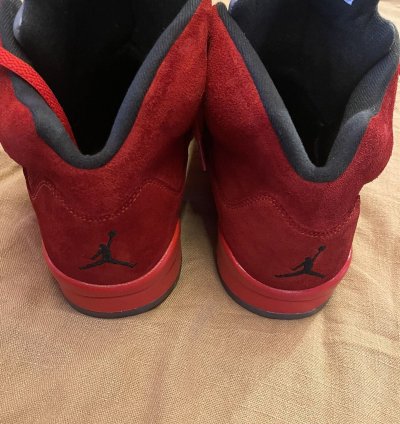 Jordan 5 Red Suede
