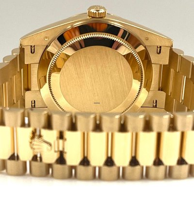 Rolex Day-date 40 Yellow Gold Day-date 40 Champagne Baguette Dial 228238 Unworn 2023