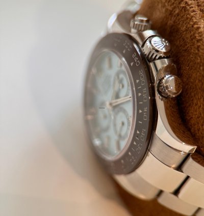 Rolex Daytona Platinum With Ice Blue Dial And Baguettes Diamonds Fix Price