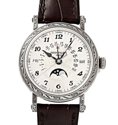 Patek Philippe Perpetual Calendar 5160 500g-001 Automatic White Gold Good