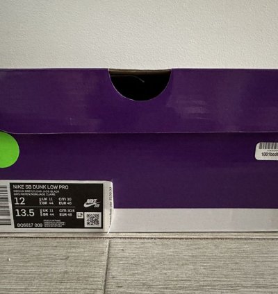 Nike Sb Dunk Low Atmos Elephant Grey Black White Jade Sz 12