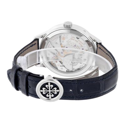Patek Philippe Perpetual Calendar 5236p Perpetual Calendar Grand Complications Blue Dial 41mm Platinum Timepiece