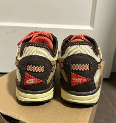 2022 Nike Travis Scott Baroque Brown Air Max 1 Sz 8m