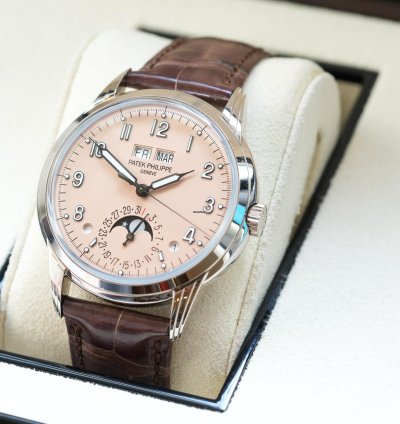 Patek Philippe Perpetual Calendar 5320g - 011 Salmon Grand Complications Sehr Gut 2023 Full Set