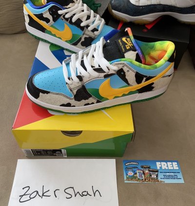 Nike Sb Dunk Low Ben Jerry Chunky Dunky Ds Sz11 Snkrs