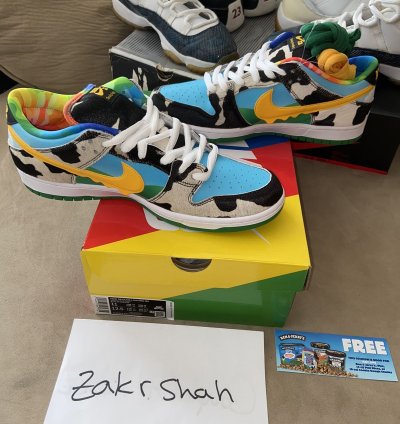 Nike Sb Dunk Low Ben Jerry Chunky Dunky Ds Sz11 Snkrs