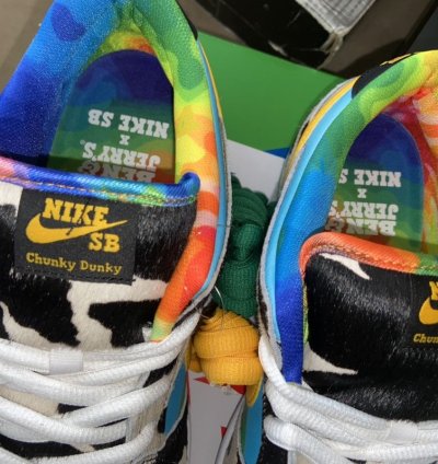 Nike Sb Dunk Low Ben Jerry Chunky Dunky Ds Sz11 Snkrs