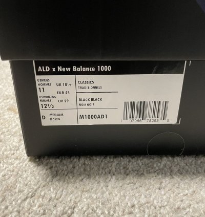 Aime Leon Dore New Balance 1000 - Us Size 11