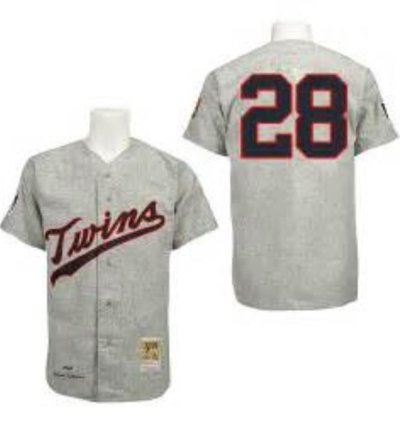 Minnesota Twins Bert Blyleven Gray 1969 Throwback Jersey