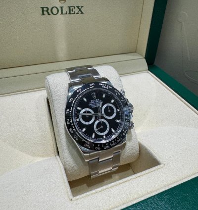 Rolex Daytona Ref 116500ln 2020 Black Dial 40mm Box Papers Unworn