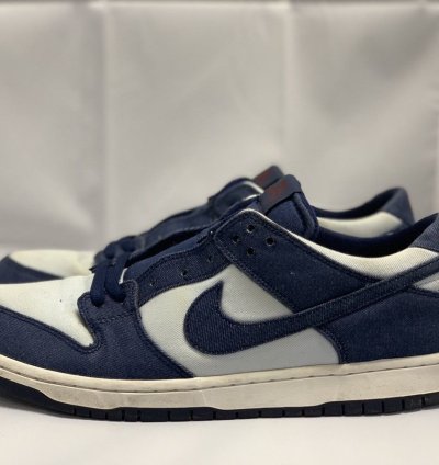 Nike Sb Dunk Low Binary Blue Denim Size 14